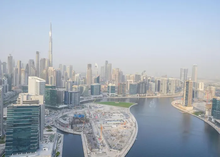 Experience Iconic Burj Khalifa Views From This Apt